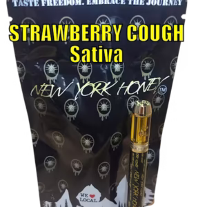 New York Honey Vape Strawberry Cough All-in-One - 1g Vape