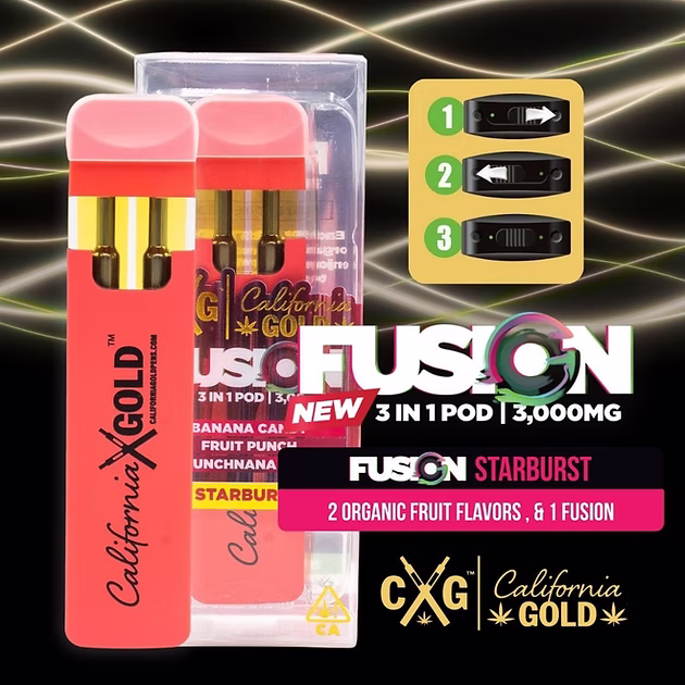 Caligold Fusion 3-in-1 Pod Disposable 3G