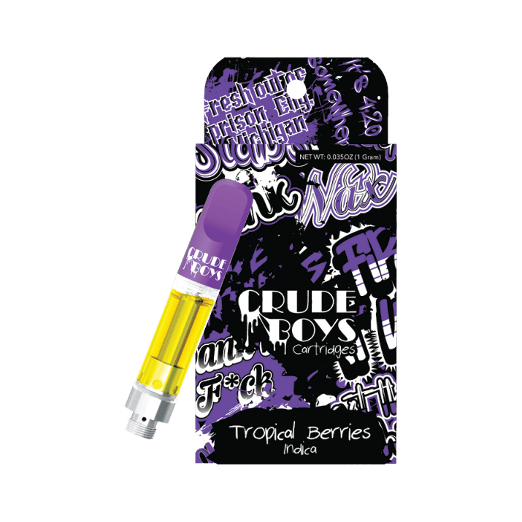 Crude Boys Cartridge – Tropical Berries 1g